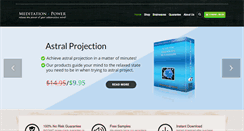 Desktop Screenshot of meditation-power.com